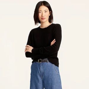 J. Crew Black Crew Neck Sweater
